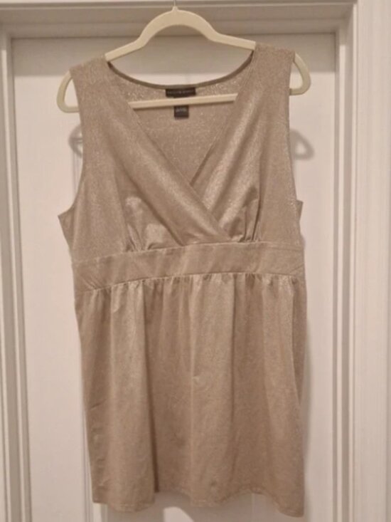 1214 Madison Studio Tops - 1214 Madison Studio Sparkly Sleeveless Blouse